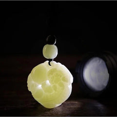 Pi Xiu Car Key Ring Safety Knot Pendant White Jade Pendant Money Drawing 07FC0E-D4 - KOEEK