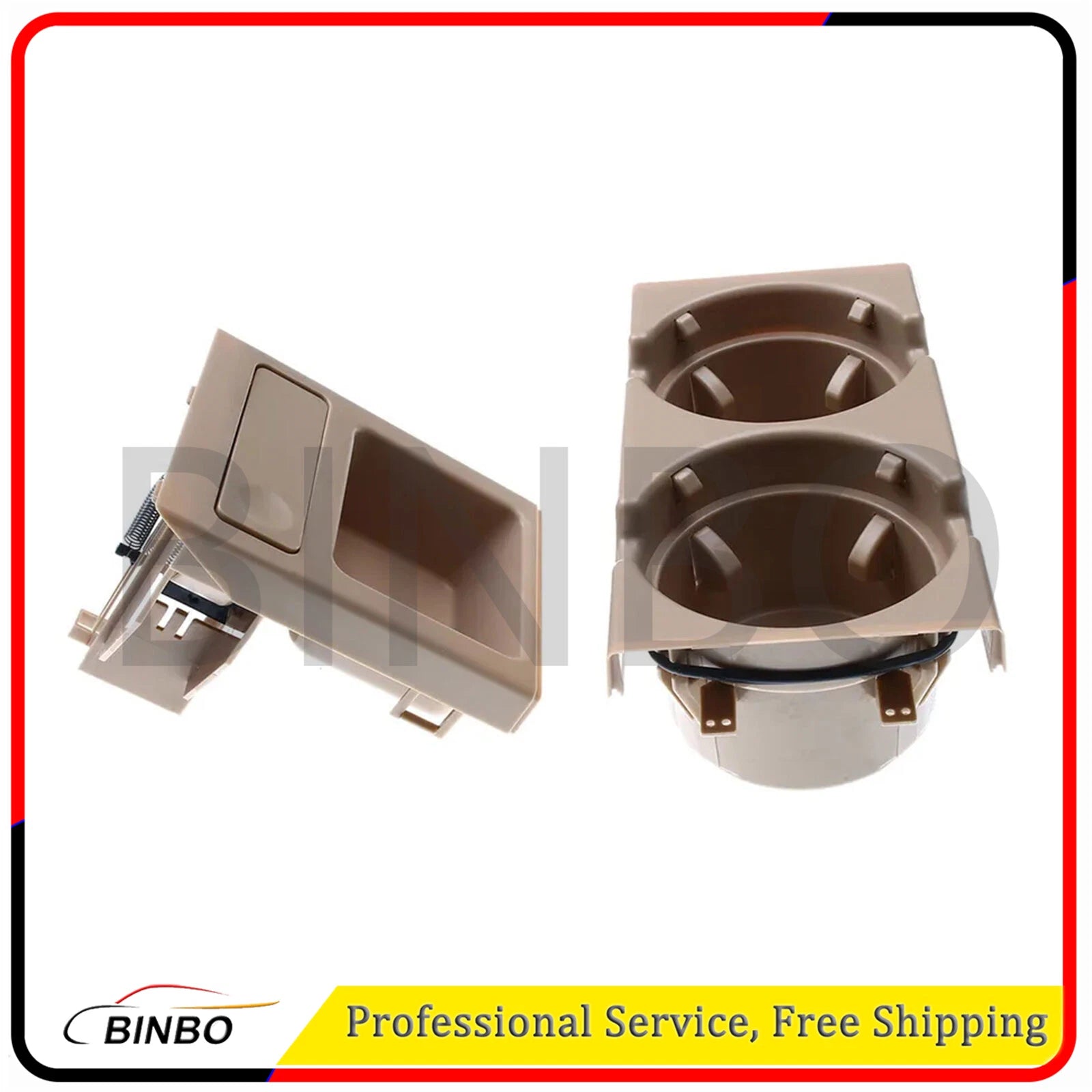 Center Console Drink Cup Holder Coin Holder Tray For BMW 3 Series E46 07FC0E-D4 - KOEEK