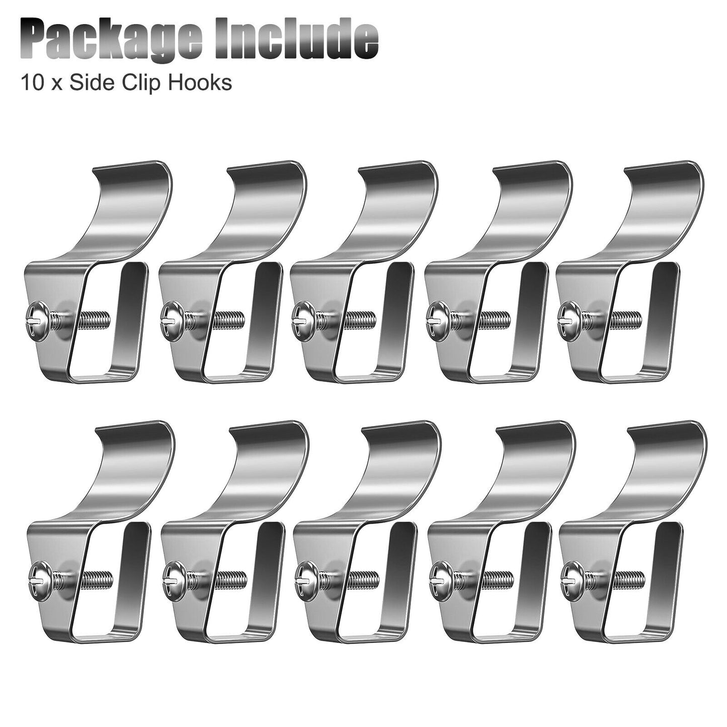 10 stk No-Hole Needed Vinyl Siding Clips Kroge Heavy Duty Hanger Sikkerhedskamera