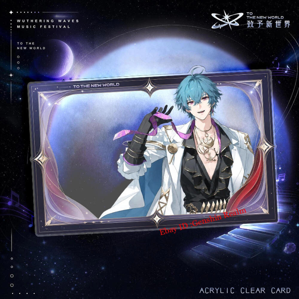 8Pcs/Set Anime Wuthering Waves Photo Prop Transparent Card Decor Collection Gift 07FC0E-D4 - KOEEK