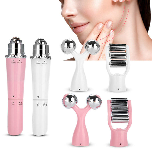 new 3in1 3D Roller Massager Face Lifting Body Slimming Tightening Skin HOT koeek - KOEEK