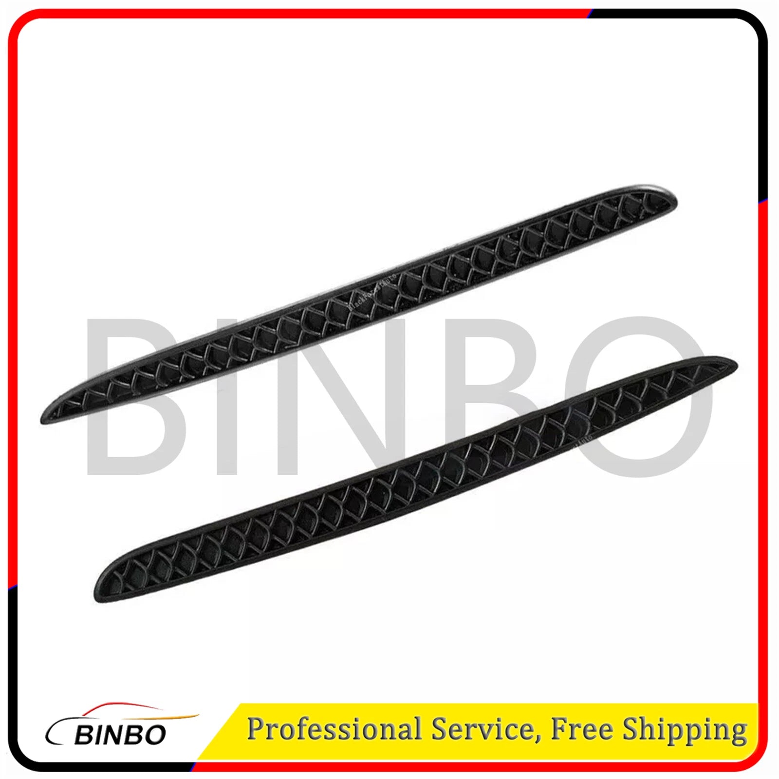 L & R Rear Bumper Side Vent Grille Fit for Benz W205 C-Class C63 AMG 13-17 07FC0E-D4 - KOEEK
