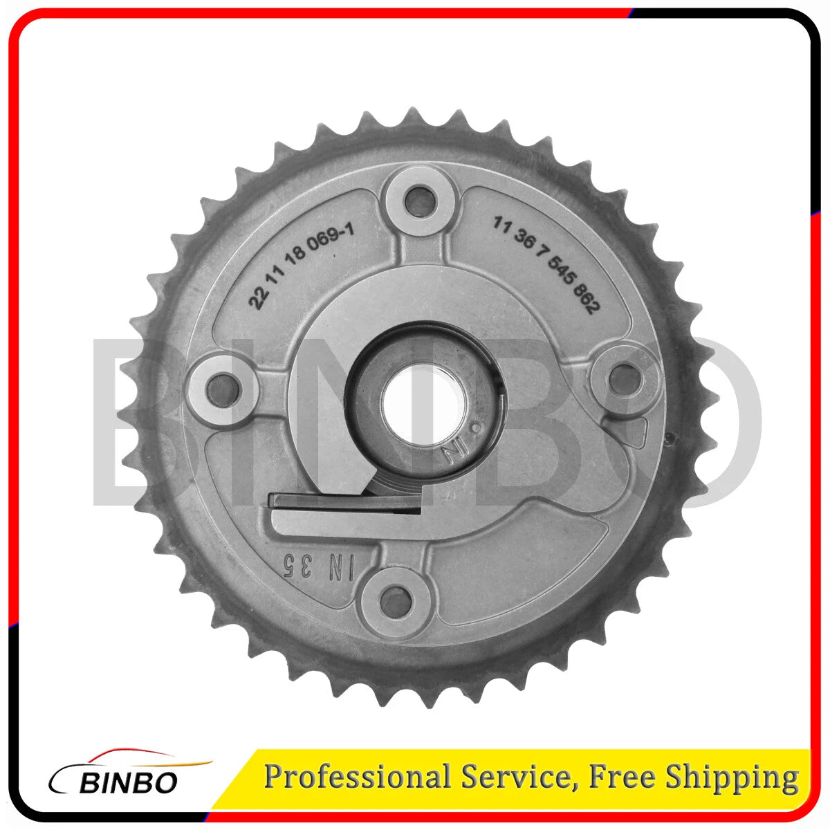 Intake Camshaft Phaser VVT Sprocket Fit 07-18 Mini Cooper Paceman Countryman L4 07FC0E-D4 - KOEEK