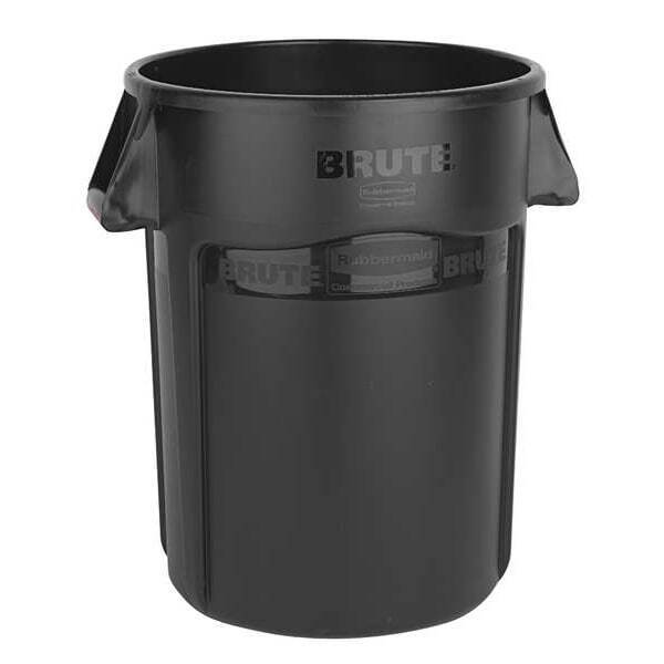 ny Rubbermaid Commercial Fg264360blå 44 gal rund skraldespand, blå, 24 i dia,