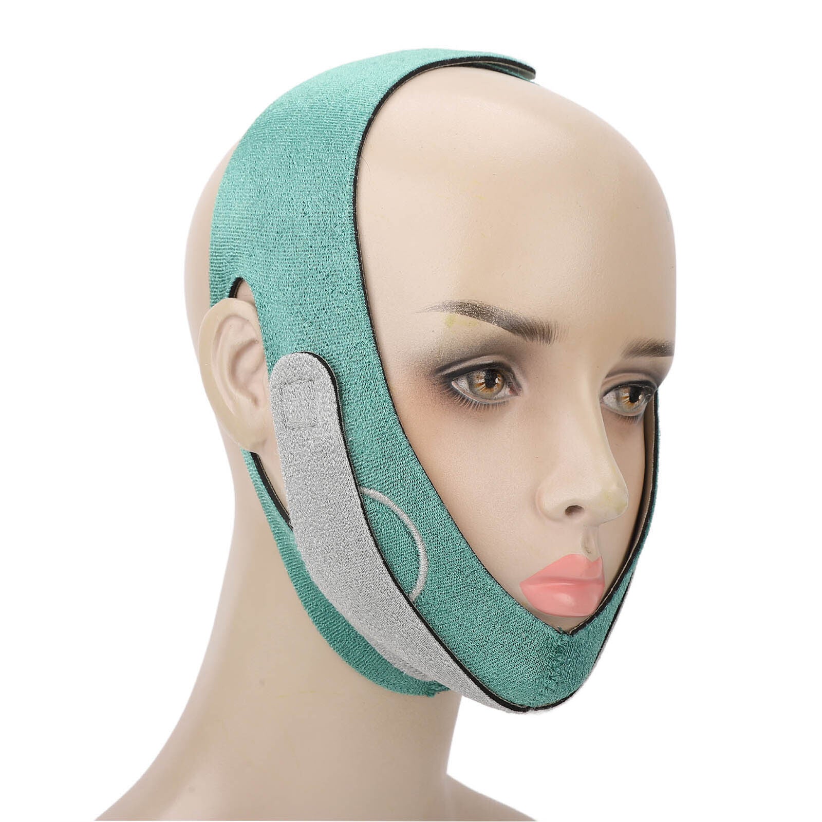 new Bandage V Line Strap Reduce Double Chin Wrinkles Lifting Belt(Green ) HGF koeek - KOEEK