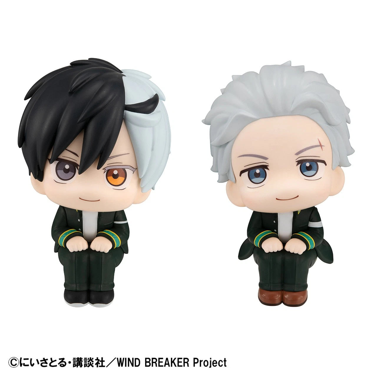 MegaHouse Look Up Wind Breaker Haruka & Hajime Q Sitting Anime PVC Figure MEGAHOUSE - KOEEK