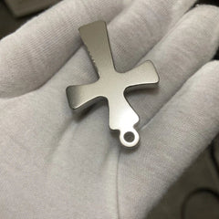 TA15 Titanium alloy Cross Pendant Durable Outdoor EDC Jewelry 07FC0E-D4 - KOEEK