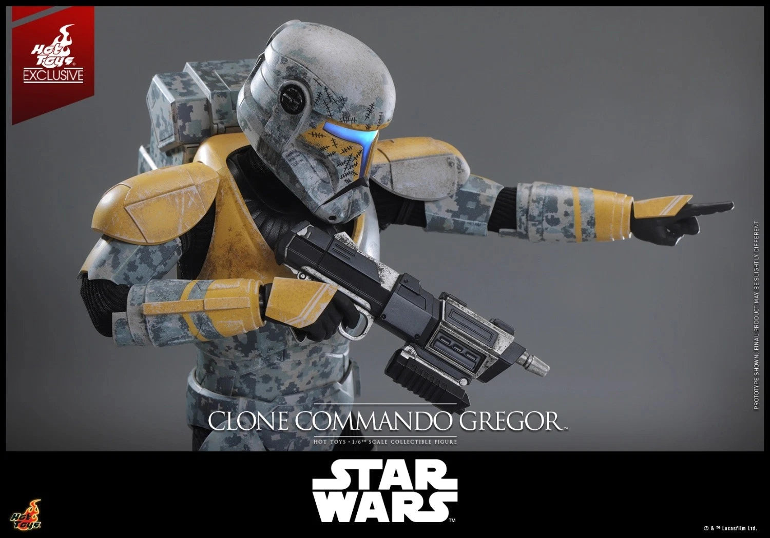 Hot Toys TMS155 1/6 Clone Commando Gregor 12 inch Collectible Action Figure HOT_TOYS - KOEEK