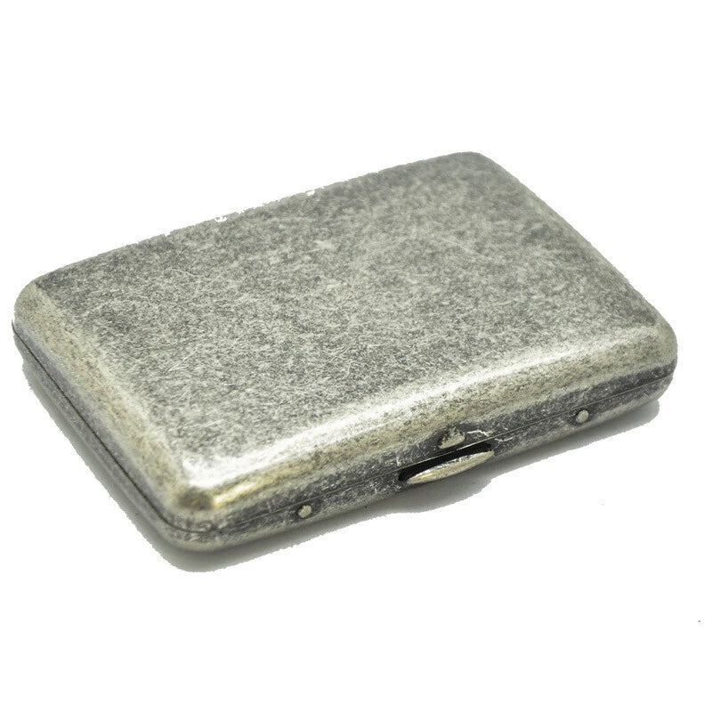 Handmade Brass Metal Carved Cigarette Cases Holder Box Holds 16 Cigarettes 07FC0E-D4 - KOEEK