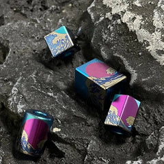 Titanium Alloy Knife Lanyard Beads DIY Keychain Paracord Pendant EDC Beads Gifts 07FC0E-D4 - KOEEK