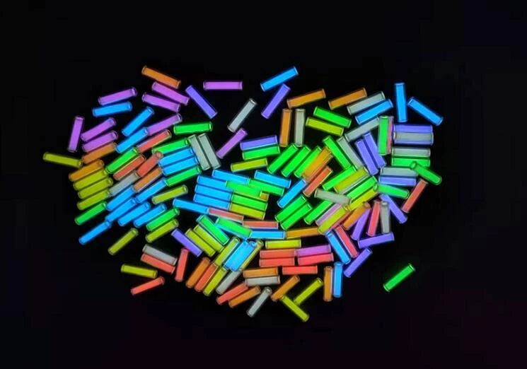 1pcs 3x11mm Night Luminous Tube 25 Years Life Signal Light Tube EDC Toy Gift 07FC0E-D4 - KOEEK