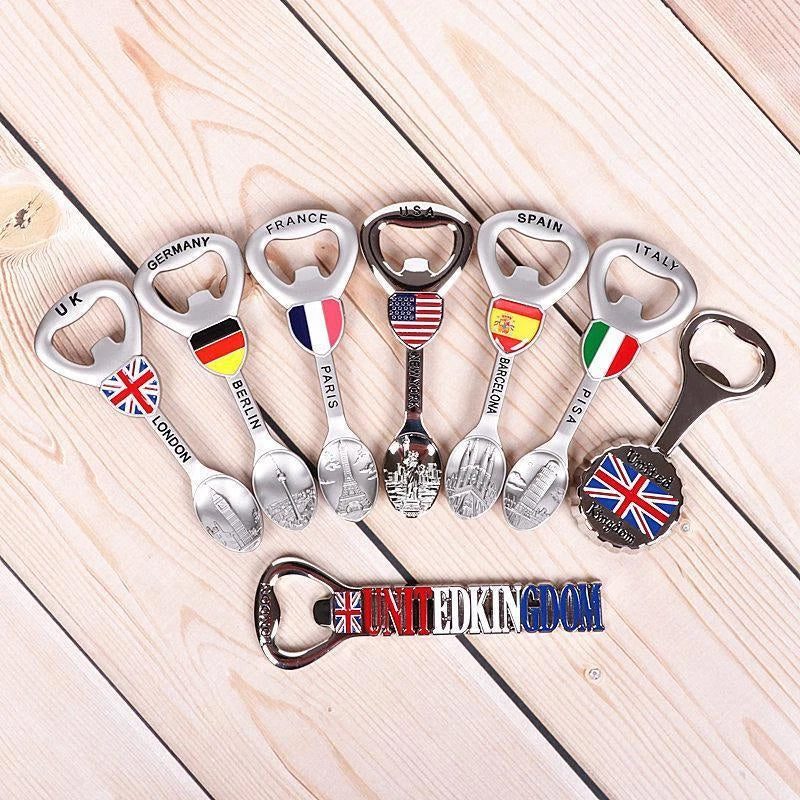 National Flag, Bottle Opener, Refrigerator Sticker, Nordic Wine, Screwdriver 07FC0E-D4 - KOEEK