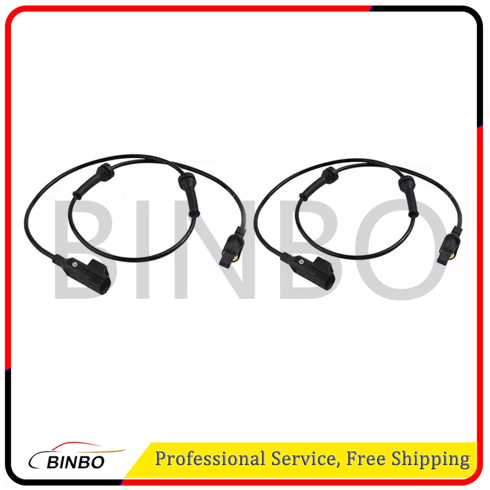 2Pcs Front Left & Right ABS Wheel Speed Sensor for Jaguar XE 2016-2021 XF 16-23 07FC0E-D4 - KOEEK