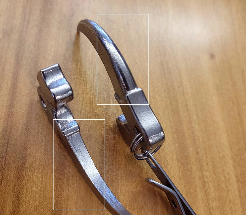 Stainless Steel Keychain Eagle Claw Necklace Pendant Bead Unpacking Box Tool 07FC0E-D4 - KOEEK