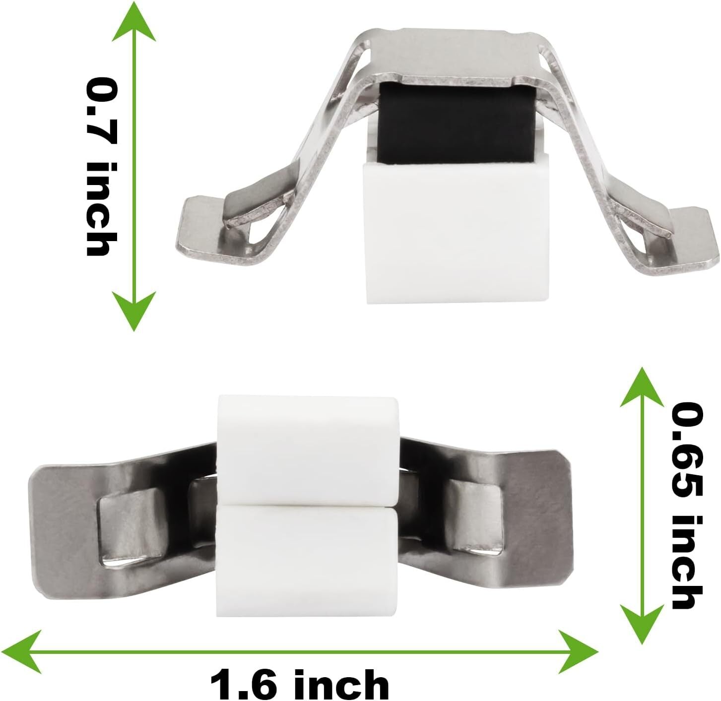 new 2 Pack W10610880 Dryer Door Catch Replacement for Whirlpool Maytag Amana... 07FC0E-D4 - KOEEK