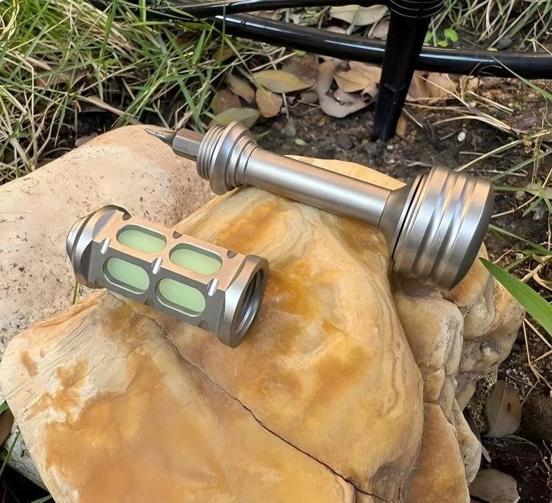 EDC PEI TC4 CNC Pocket Screwdriver Phillips Flat Bit Outdoor Riding Multi Tools 07FC0E-D4 - KOEEK