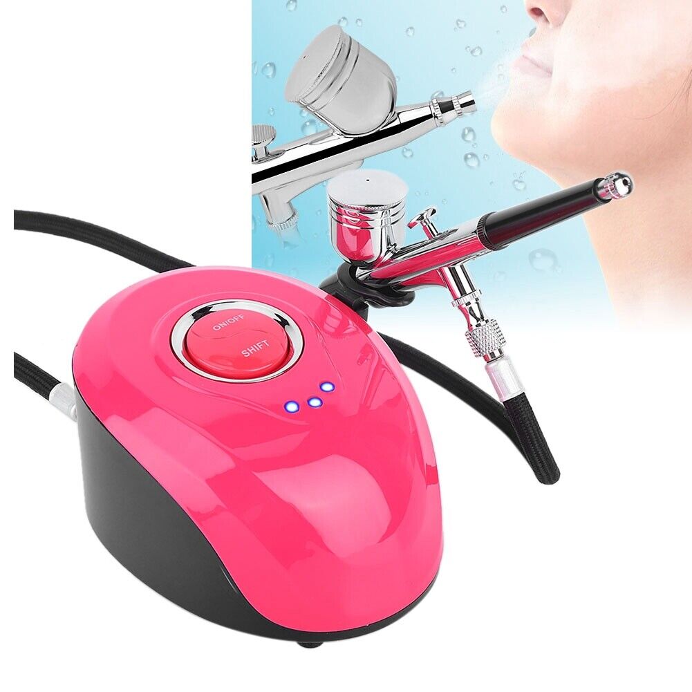 ny Moisturizing Oxygen Sprayer Machine Kompressor Device Pink EU US