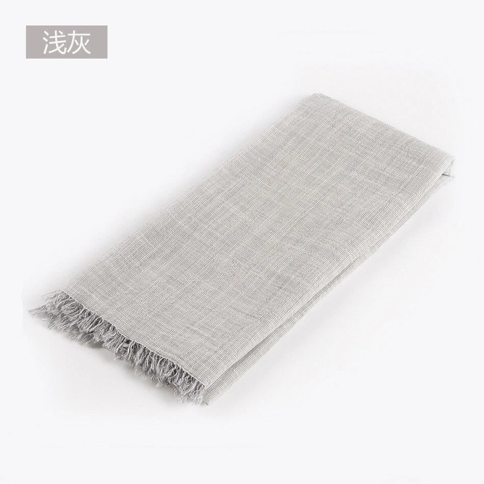 Mens  Cotton Scarf Unisex Breathable Bandana Neck Wrap Scarves Neckerchief 07FC0E-D4 - KOEEK