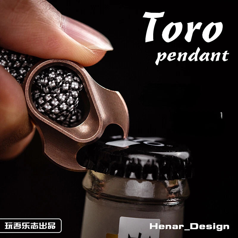 EDC WANWU Fighting Knife Pendant Titanium Alloy Pendant Bottle Opener Functional 07FC0E-D4 - KOEEK