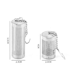 Fine Mesh Tea Ball With Chain Hook Stainless Steel Tea Infuser & Strainer 2 Pcs 07FC0E-D4 - KOEEK