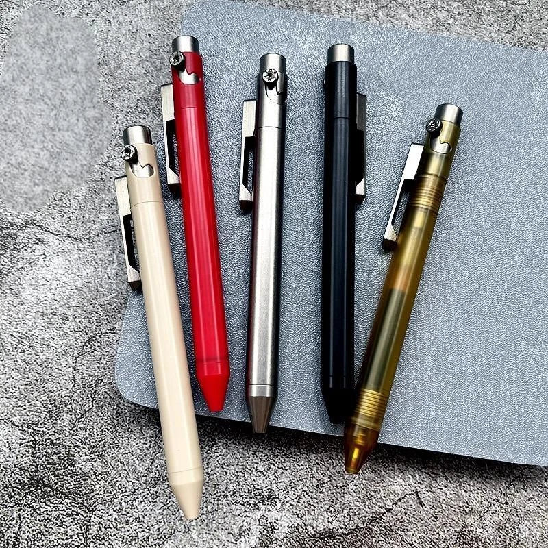 PEI PEEK POM Titanium Ballpoint Pen Signature Writing Pocket Pen Business Office 07FC0E-D4 - KOEEK