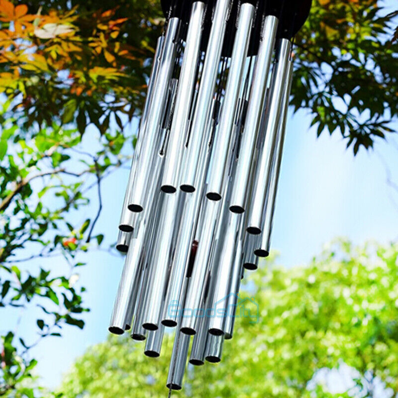 ny 35'' Stor Deep Resonance Serenity Metal Bell Wind Chimes Udendørs Home Decor US