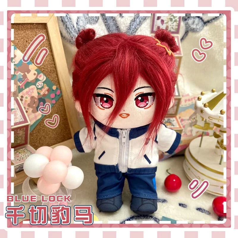 BLUE LOCK Chigiri Hyoma Plush Stuffed Toy Cosplay Action Figure Dress-up Doll 07FC0E-D4 - KOEEK
