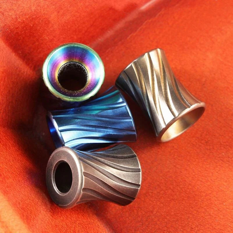 Titanium Knife Lanyard Bead Paracord Necklace Pendant Bracelet Making Bead EDC 07FC0E-D4 - KOEEK