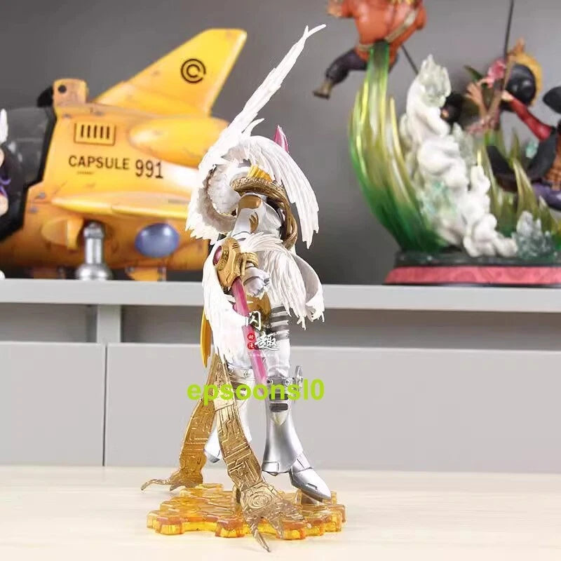 Digimon Adventure Holy Angemon PVC Model Collection 22CM Home Ornament TOY Gift 07FC0E-D4 - KOEEK