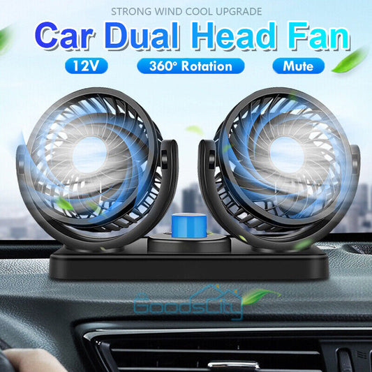 ny 360° Ventiladores Abanicos Para Camiones Carros Portatil Oppladbar USB