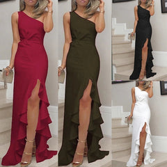 Women Evening Formal Party Wedding Bridesmaid Maxi Dress Prom Cocktail Long Gown 07FC0E-D4 - KOEEK