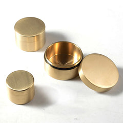 Large Brass Survival Kit Multi Tools Waterproof Key Storage Container Pill Box 07FC0E-D4 - KOEEK