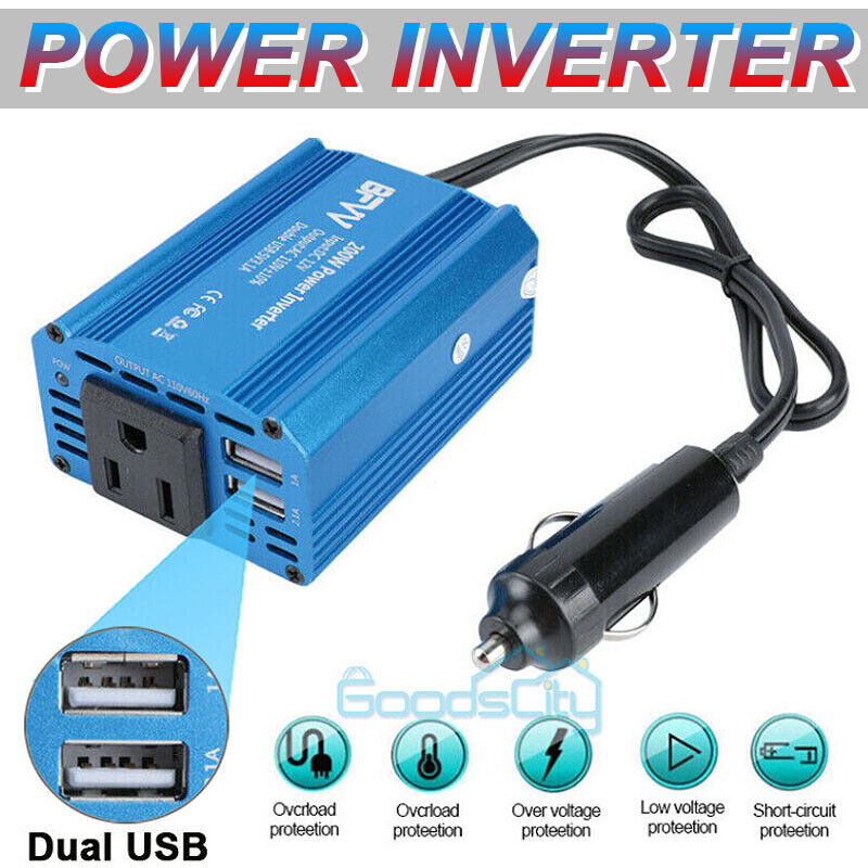 ny 6000W DC konverter 12/24V A 110V AC 2USB Para Carro Auto Inversor Corriente