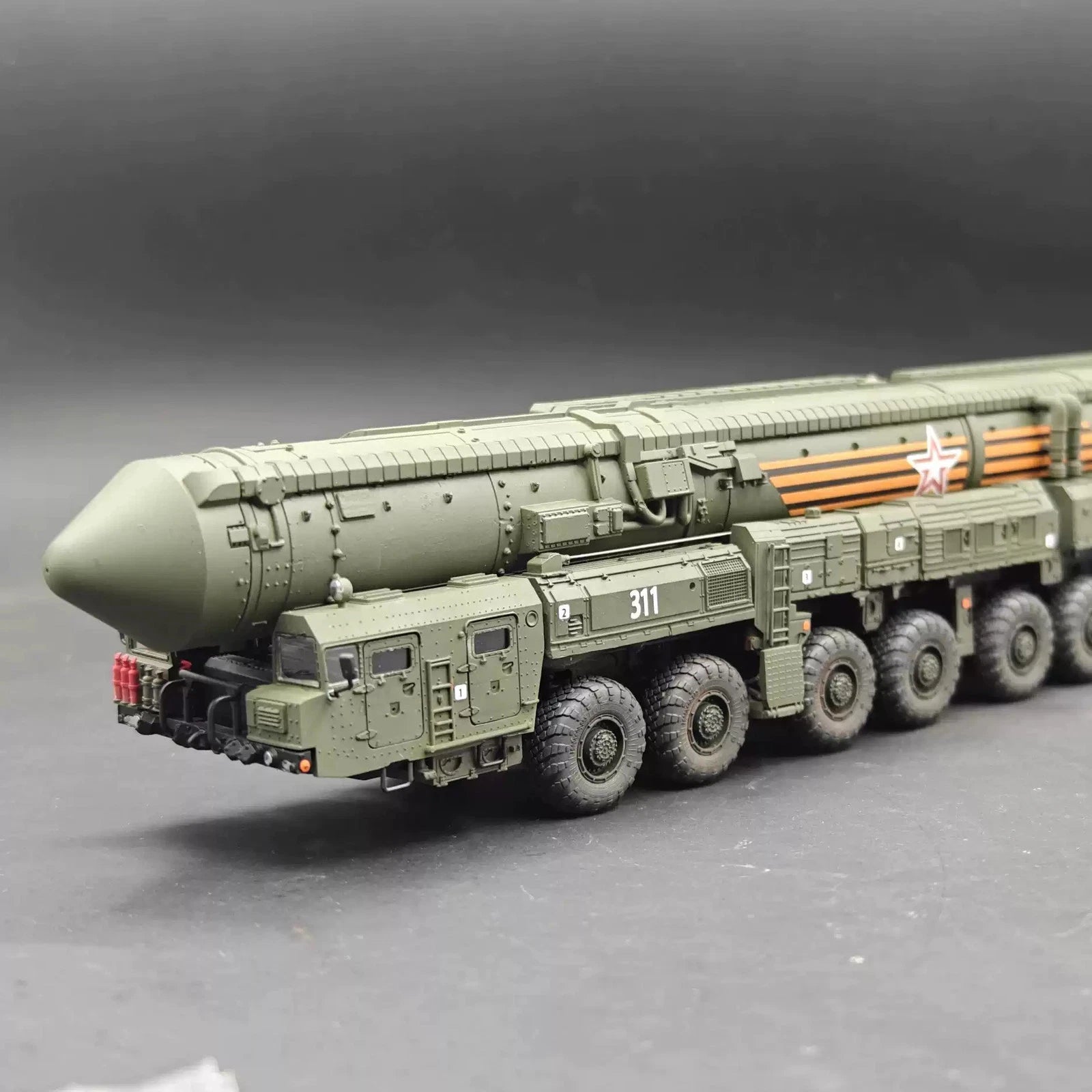 1/72 Scale Russia TOPOL-M Ballistic Missile Print Finished Model Resin Model 07FC0E-D4 - KOEEK