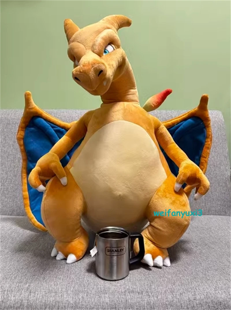 Charizard Plush Doll Cute Japan Anime Stuffed Toy Large Throw Pillow Xmas Gift 07FC0E-D4 - KOEEK