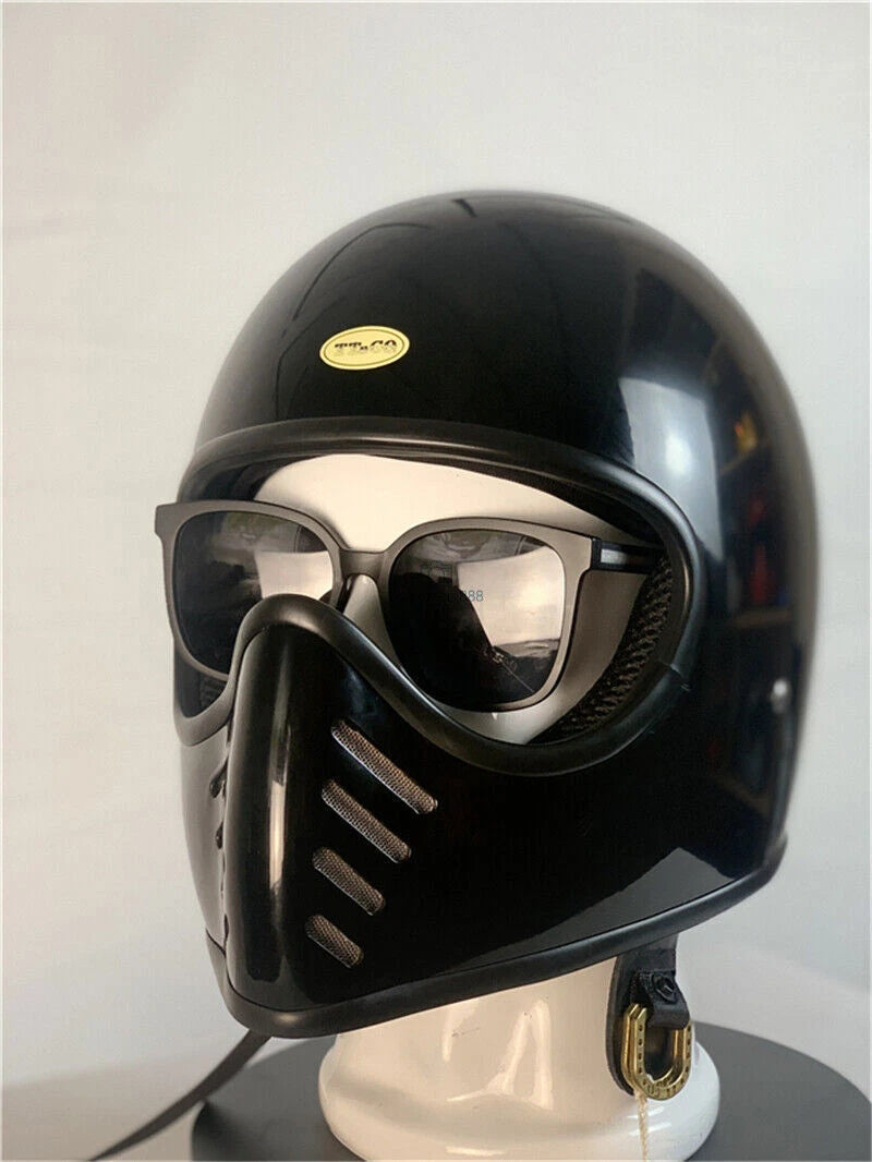 Japan TT&CO Full Face Rider Motorcycle Helmet Retro Small Motorbike Helmet TT&CO - KOEEK