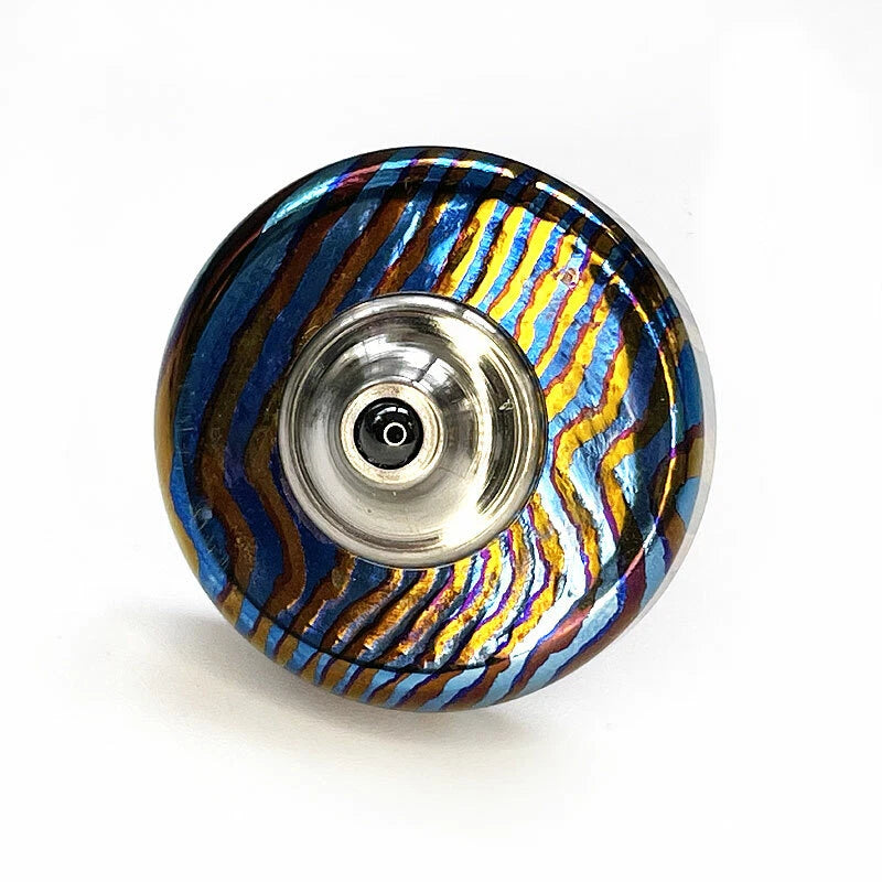 EDC Titanium Timascus Super Precision Toy Spinning Top Professional Ceramic Bead EDC - KOEEK