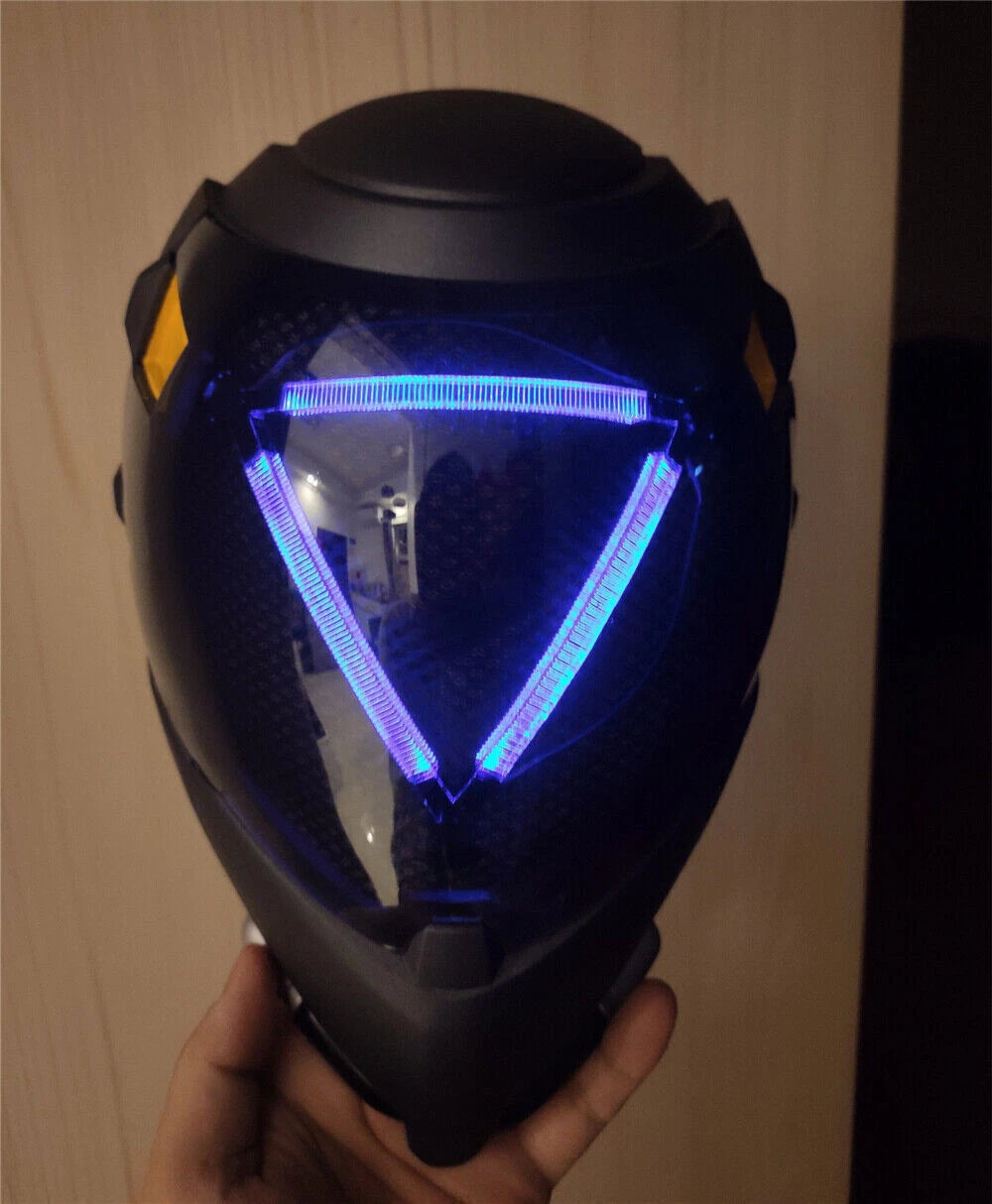 Overwatch ANA Shrike Cosplay Helmet LED Mask Halloween Party Cosplay Props OVERWATCH - KOEEK