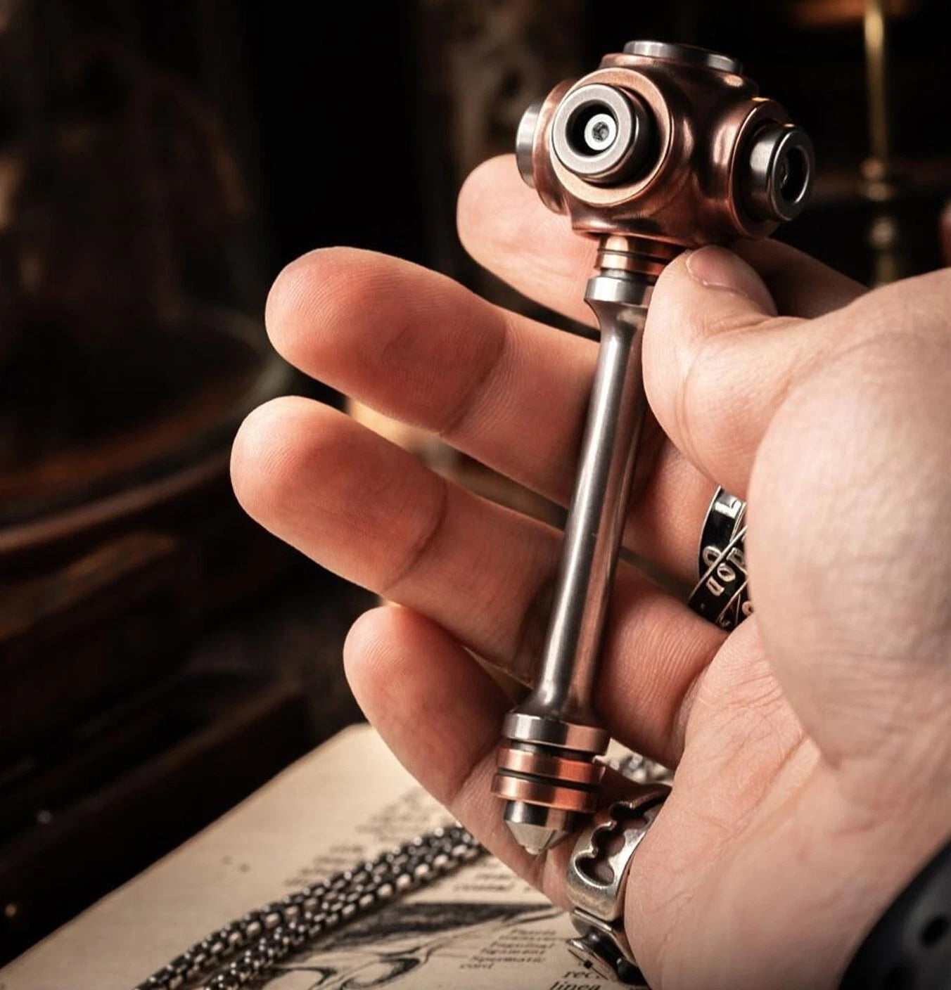 Lautie 2099 SAM X-BONE S.SteelHand Gyro EDC Fidget Spinner for Collection & Gift LAUTIE - KOEEK