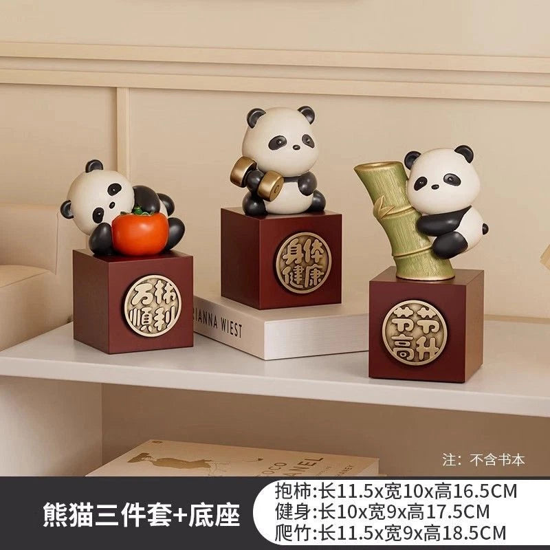 Chengdu Panda Souvenir Healing Department Small Ornament Office Station Desktop 07FC0E-D4 - KOEEK
