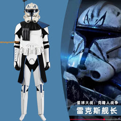 Anime Star Wars The Clone Wars Captain Rex Cosplay Costume Outfit Full Suit 07FC0E-D4 - KOEEK