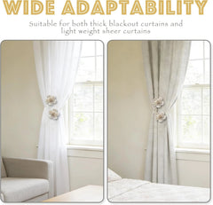 Curtain Tie Backs for Curtain Drapes,Boho Decor Holdback Farmhouse TieBacks 07FC0E-D4 - KOEEK