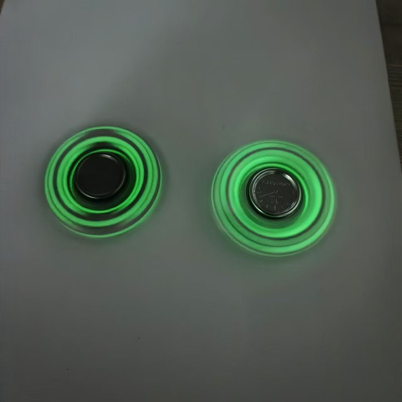 Luminous Punk Fidget Toy EDC Metal Fidget Spinner Stress Relief Toy Cool Gadget 07FC0E-D4 - KOEEK