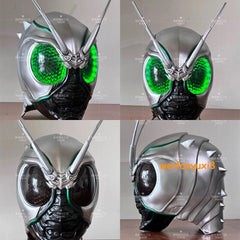 Masked Rider Shadow Moon Cosplay 1/1 Helmet FRP Wearable LED Eyes Mask Prop Gift 07FC0E-D4 - KOEEK