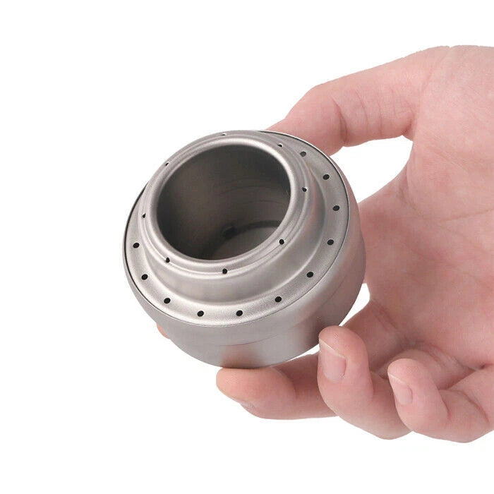Titanium Cooking Picnic Alcohol Stove Burner Camping Mini Alcohol Stove Portable 07FC0E-D4 - KOEEK