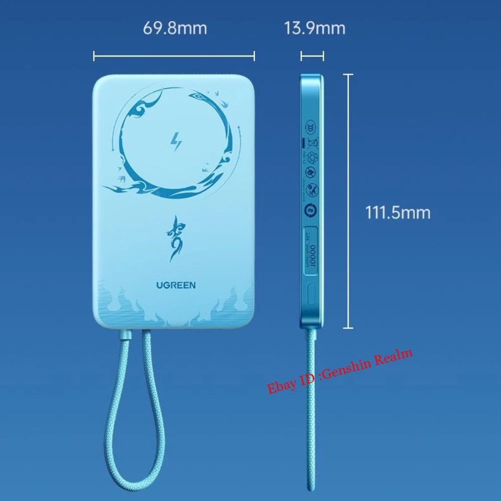 Anime Honkai: Star Rail Yao Guang 25 Watt Magnetic Power Bank Gift  (10,000 mAh) 07FC0E-D4 - KOEEK