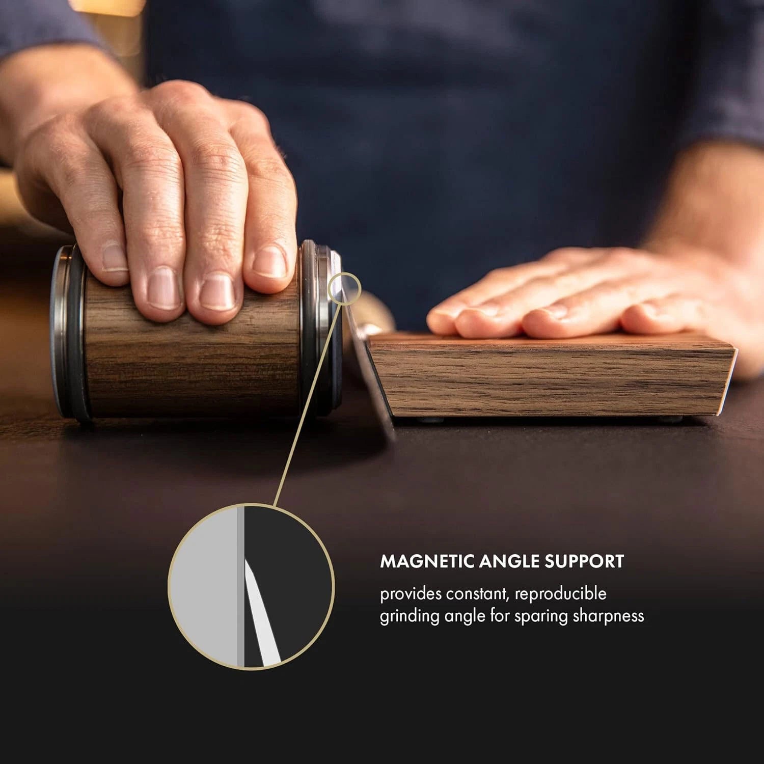 Industrial Diamonds Magnetic Rolling Knife Sharpener For Precise Sharpening 07FC0E-D4 - KOEEK