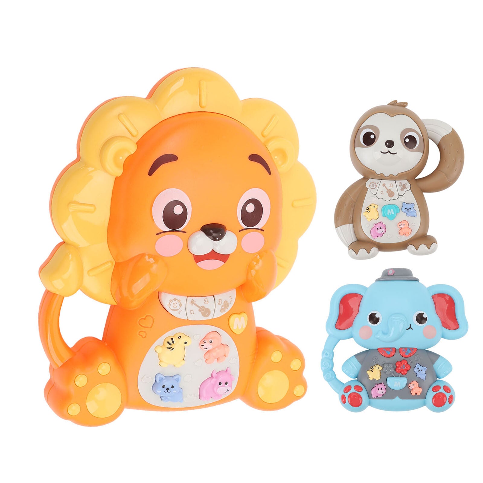 new Educational Animal Light Up Musical Toy for Children Parent Child Interaction koeek - KOEEK