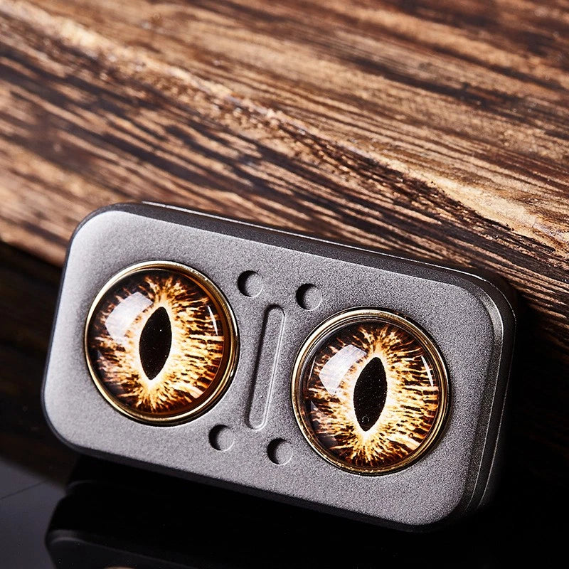 Owl Push Slider Fidget Slider Toy Adult Metal Fidget Toy Finger Push Spin EDC 07FC0E-D4 - KOEEK
