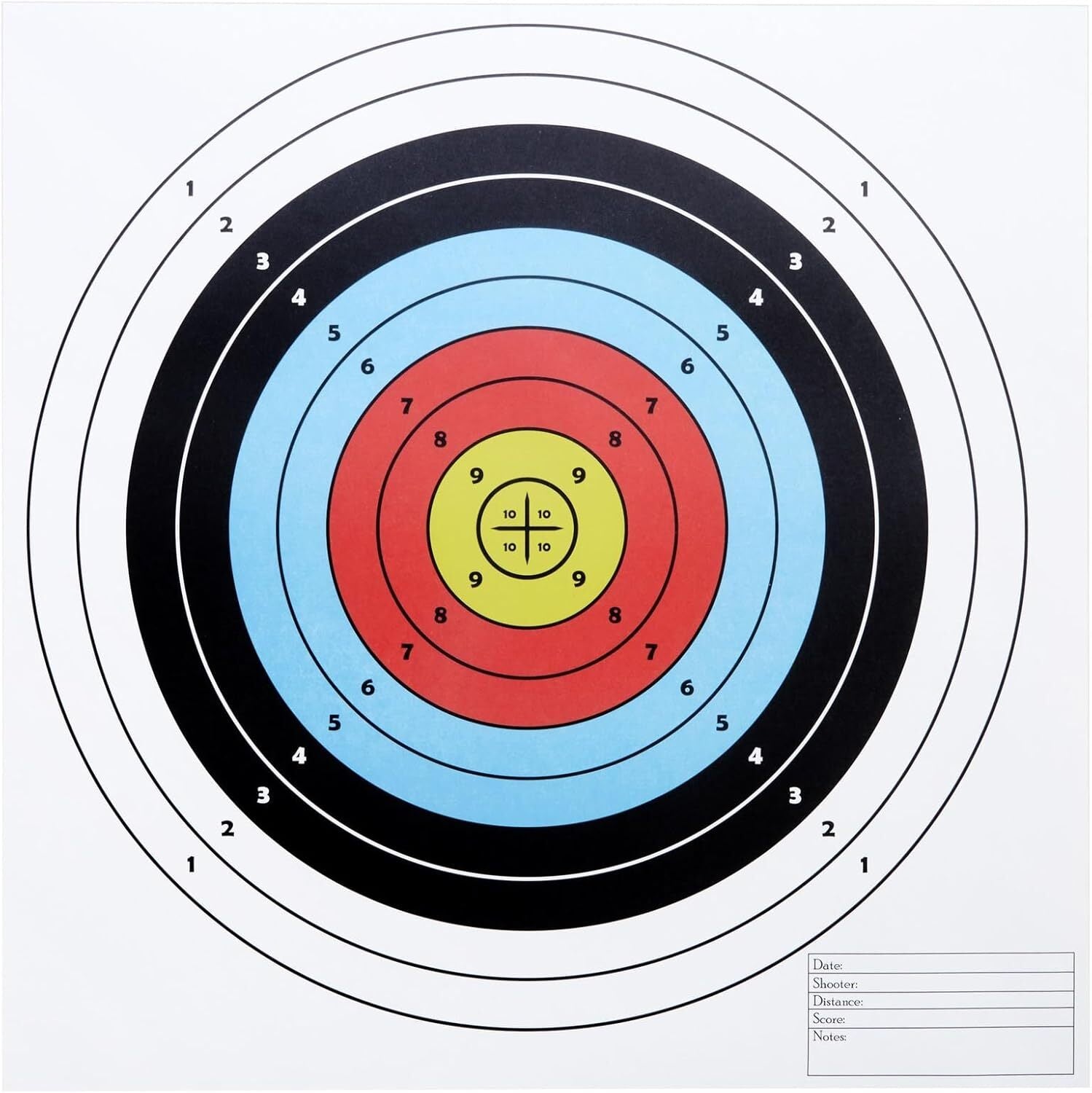 new Okuna Outpost 50-Pack Bullseye Large Paper Shooting Range Targets for Pistol... OKUNA OUTPOST - KOEEK